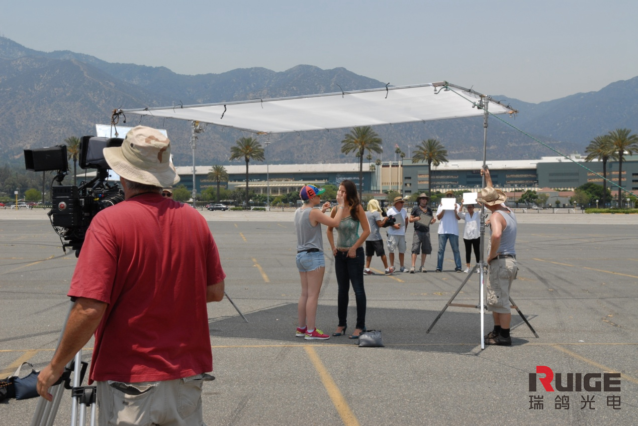 瑞鸽在好莱坞当制片人，箱载监视器广告拍摄花絮之一