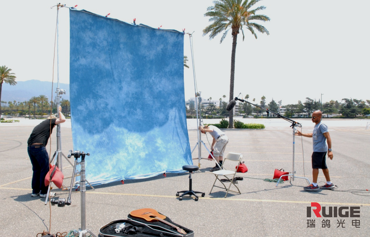 瑞鸽在好莱坞当制片人，箱载监视器广告拍摄花絮之一